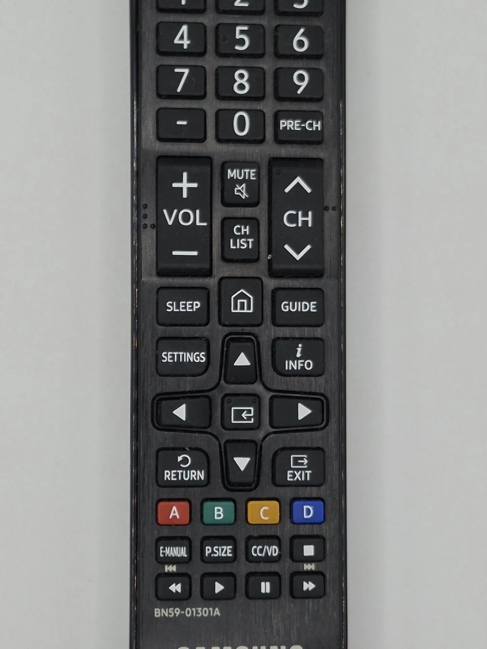 2018 Samsung Smart LED TV Remote Control, Model BN59-01301A